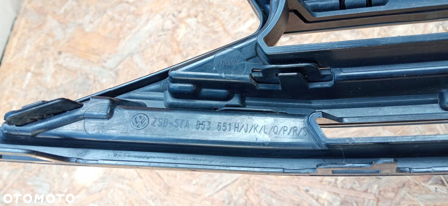 VOLKSWAGEN TOURAN II 5TA 15- ATRAPA KRATKA GRILL ZDERZAKA PRZÓD 5TA853653B - 11