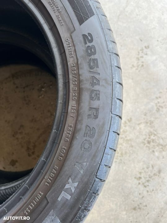 vând 2 anvelope 285/45/20 continental de vară ca noi - 4