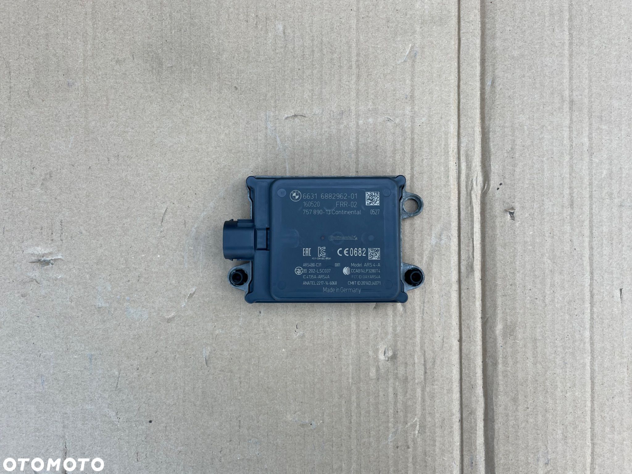 BMW 7 G11 G12 RADAR MODUŁ ACC DISTRONIC CONTINENTAL 6882962 - 1