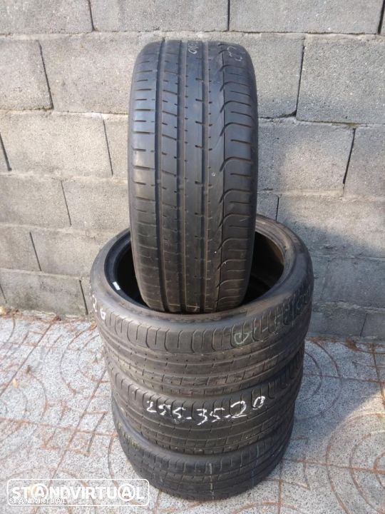 Ref 019 // 4 Pneus 255/35/20´ Pirelli Pzero 97y AO c/65% piso - 1