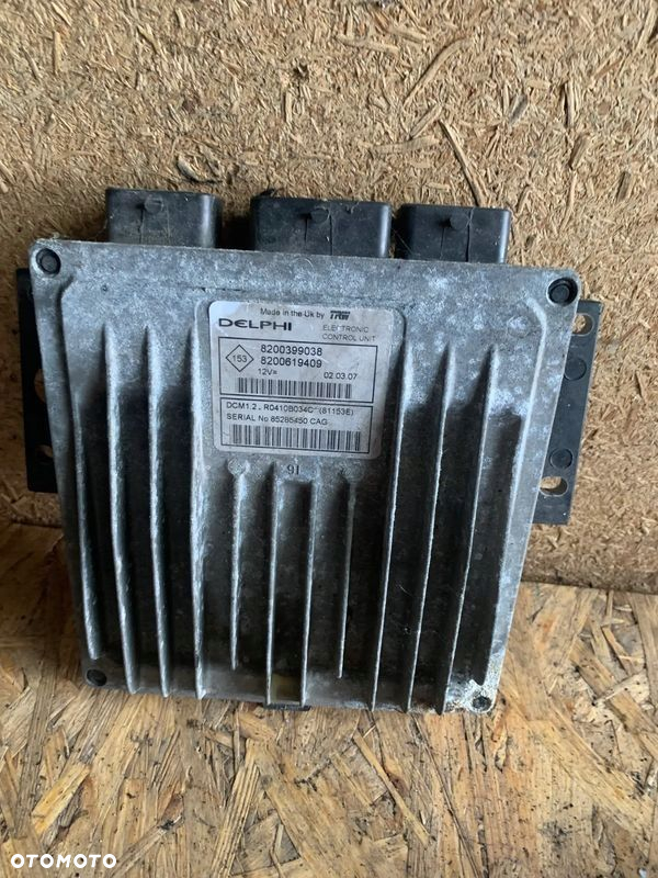 KOMPUTER STEROWNIK SILNIKA NISSAN NOTE / RENAULT CLIO III 1.5 8200399038