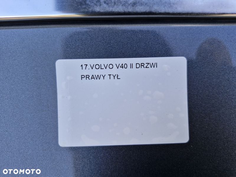 VOLVO V40 II 2 DRZWI PRAWY TYŁ TYLNE 455-16 455 - 16 - 2