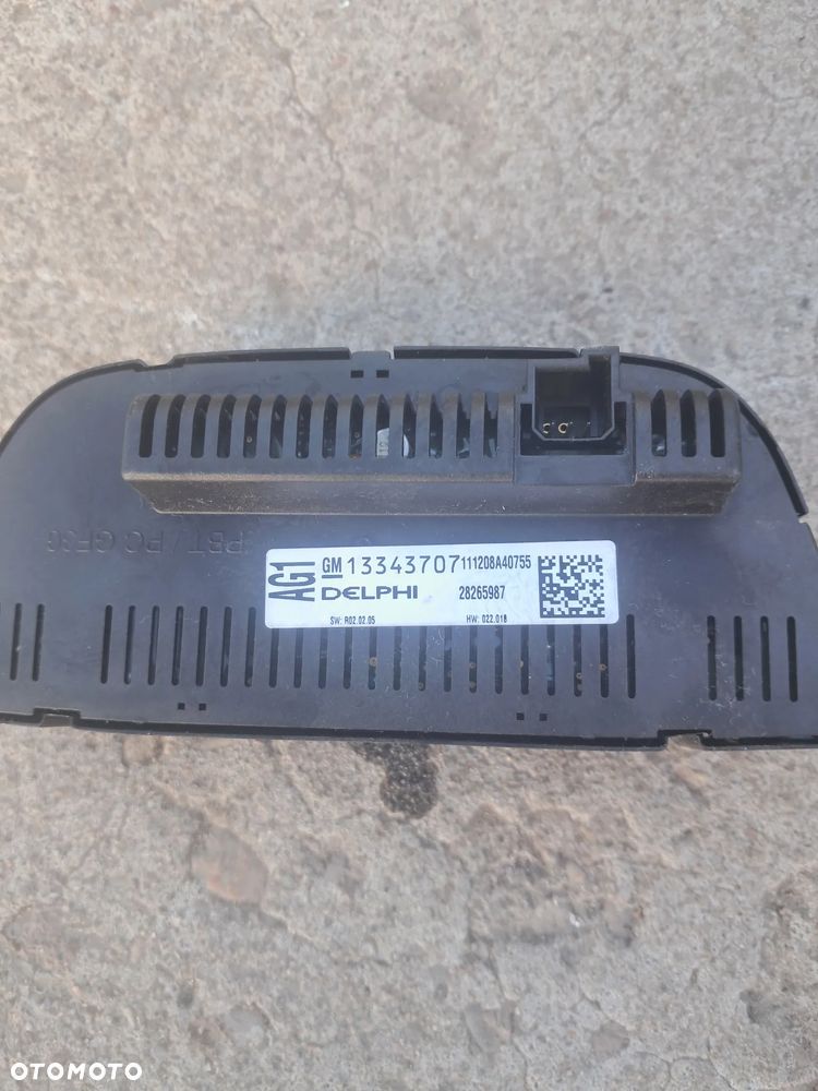 Opel Astra J 09-15r panel klimatyzacji 13343707 - 2