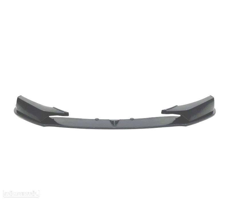 SPOILER LIP FRONTAL BMW F20 F21 11-15 LOOK M PERFORMANCE PRETO MATE - 2