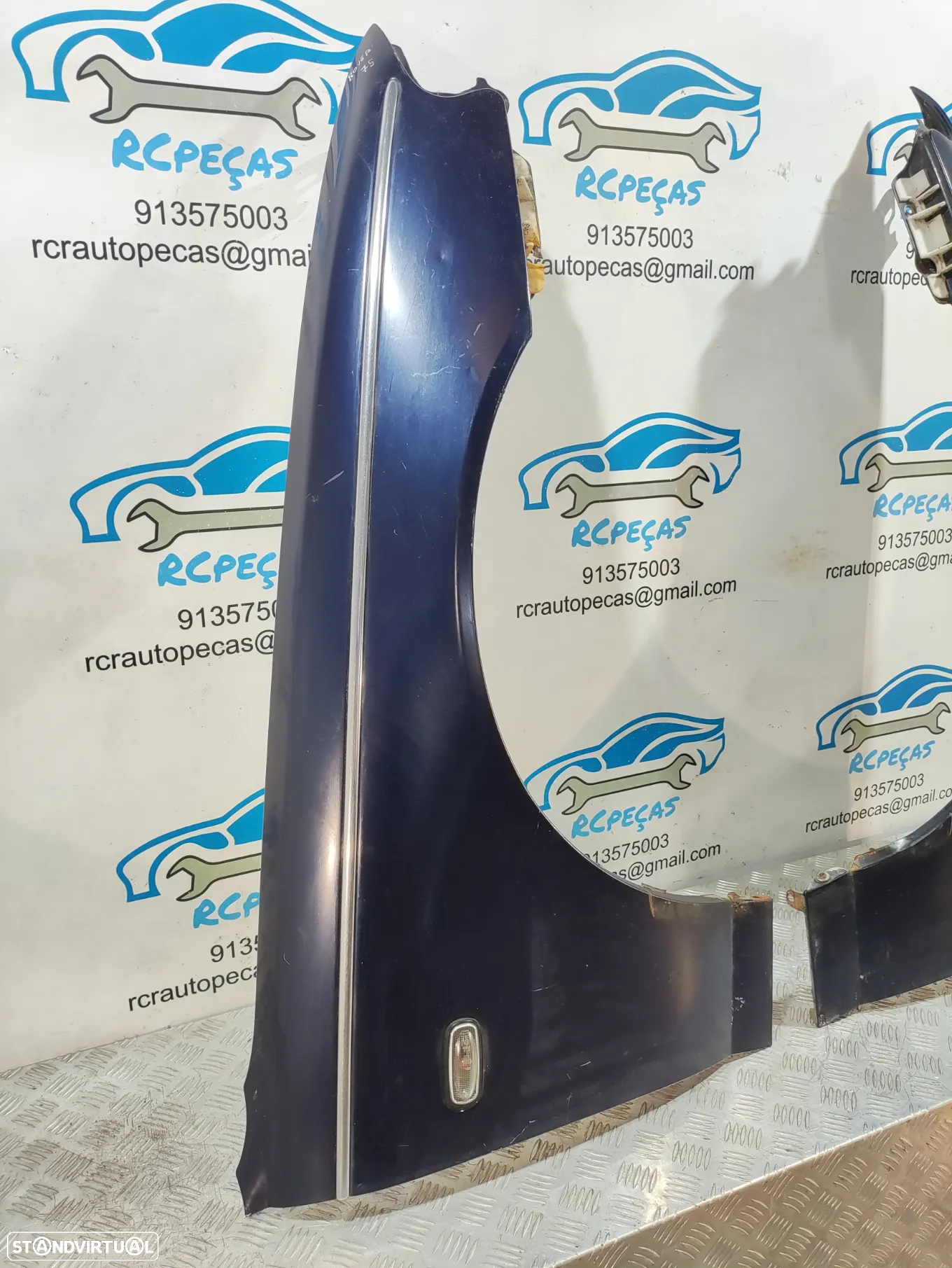 FRENTE COMPLETA ROVER 75 RJ CAPOT PARACHOQUES GUARDA-LAMAS OTICAS RADIADOR VENTILADOR FRENTE FIBRA REFORÇO - 9
