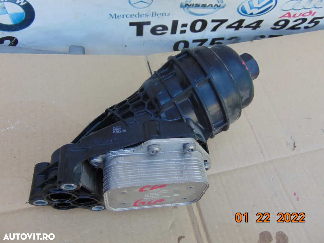 Carcasa filtru ulei termoflot Mercedes 1.6 benzina CLA W117 W156 x156 W177 W176 W246 W256 Gla - 5