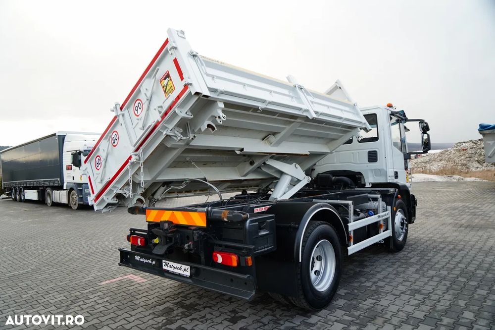 Iveco EUROCARGO 160 E22 / BASCĂLĂTOR 3 DIRECȚII / HIDRODOXIE LATERALĂ / BORDMATIC / EURO 5 EEV - 10