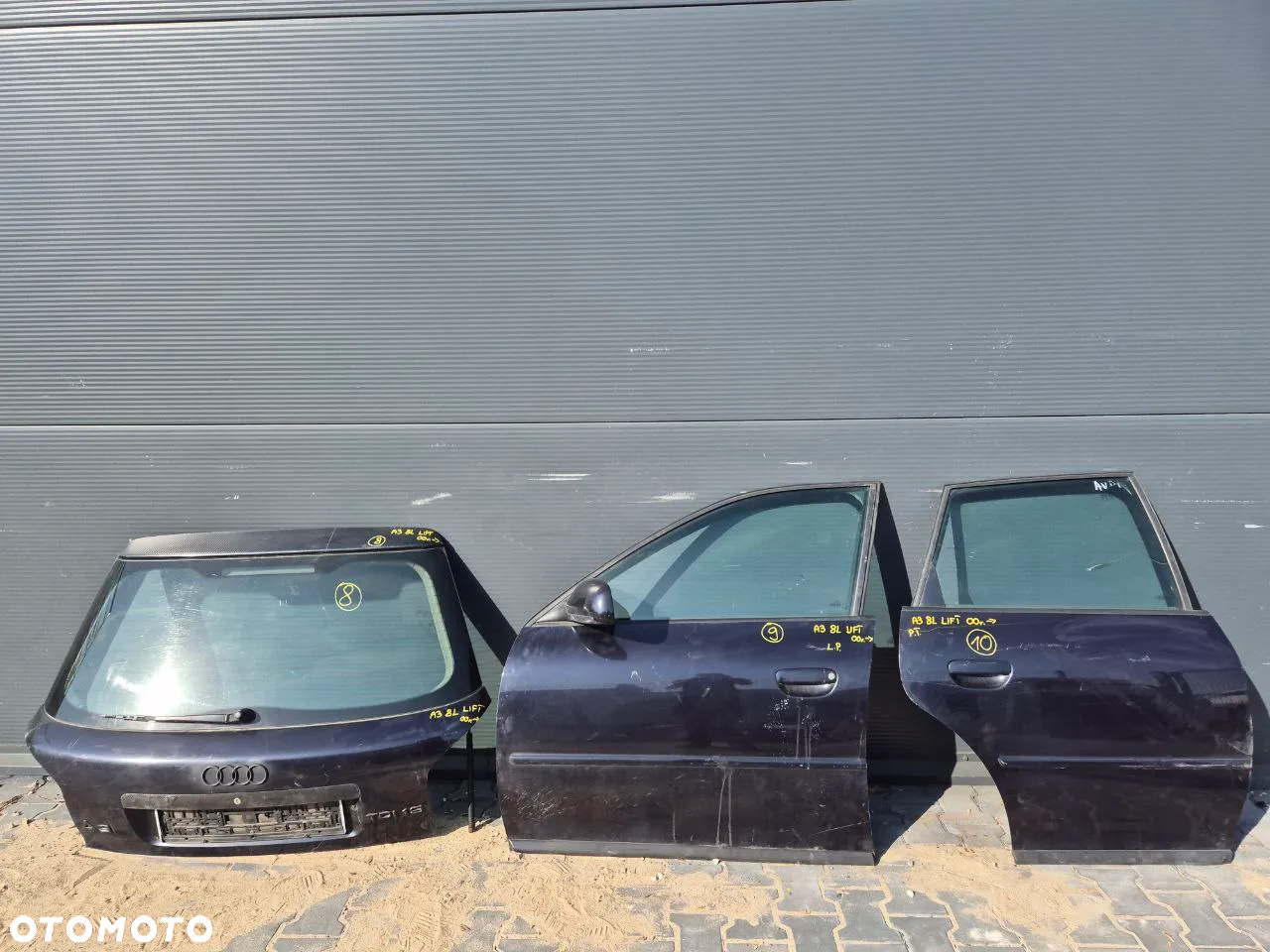 AUDI A3 8L DRZWI BŁOTNIK MASKA ZDERZAK KLAPA - 26