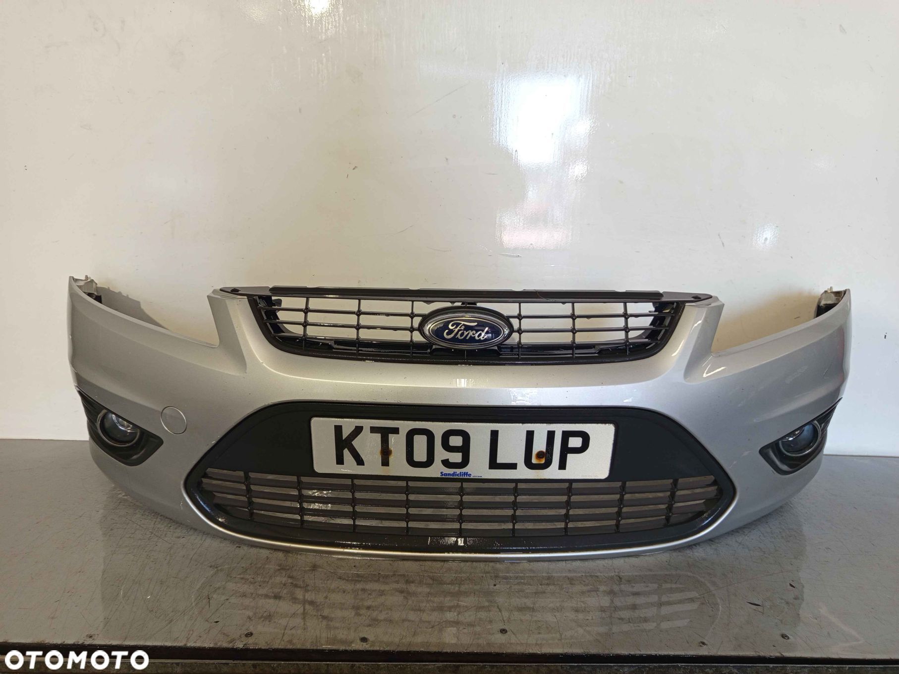 + ZDERZAK PRZÓD PRZEDNI FORD FOCUS MK.2 2 II LIFT FL 03 SREBRNY HALOGENY - 1