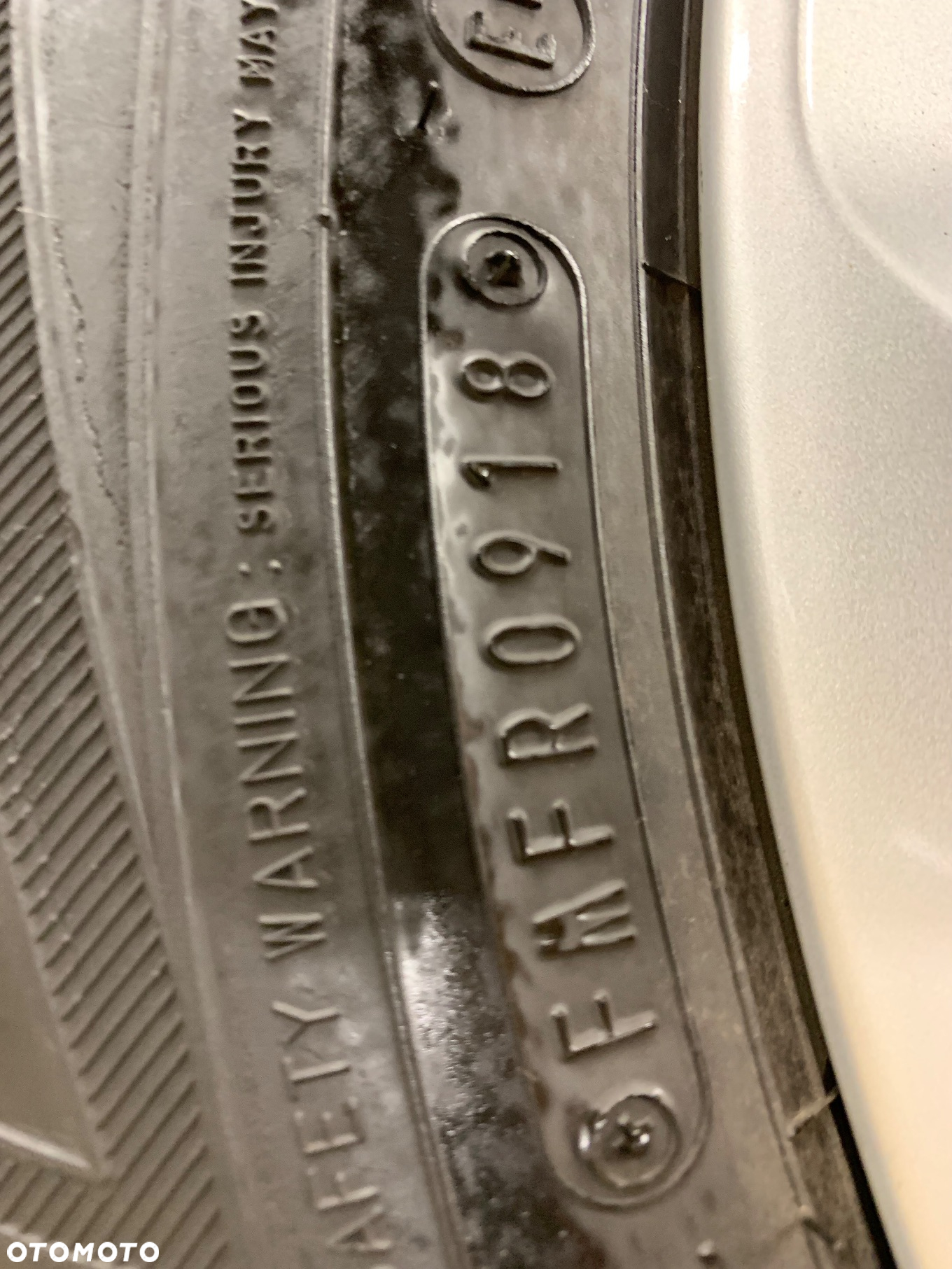 Jeep Renegade Cherokee KL Compass  Felgi Aluminiowe z Oponami 17x7,0J 40mm 5x110mm+Czujniki Ciśnienia - 4
