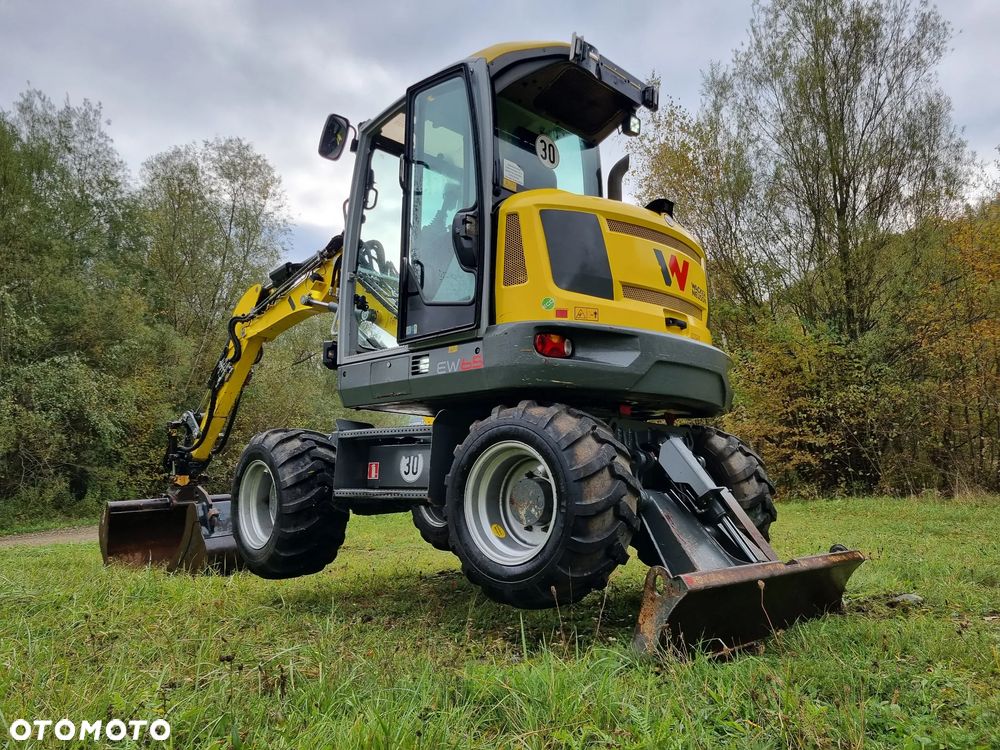Wacker Neuson EW65 Koparka Kołowa 8ton 3xRamię +ROTOTIL+ Skosowanie Hydr+Centr.Smarowanie Pompa ON Łyżki z Norwegii Jak Nowa 2020r PERKINS silnik STABILIZATORY Kamera Klima - 40