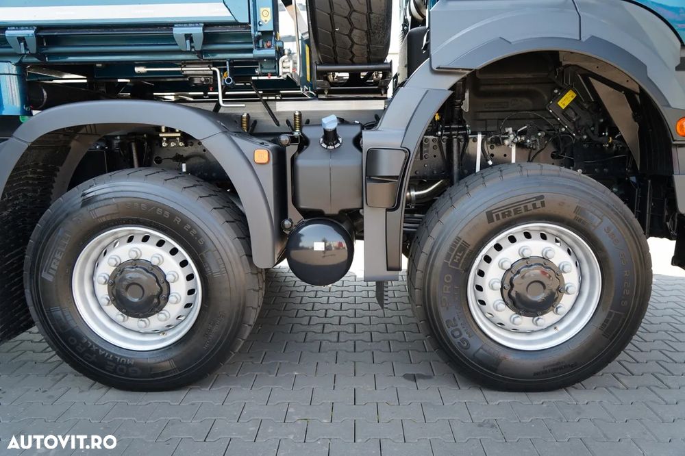 MAN TGS 41.480 / 8x8 / BASCULANĂ SPATE / MANUAL / NOU NOU / KH-KIPPER / - 24