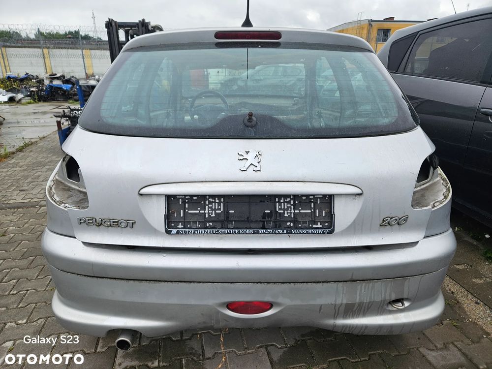 Klapa tylna bagażnika Peugeot 206 LIFT 2005r EYLC EZR EZRC 3d hatchback - 2