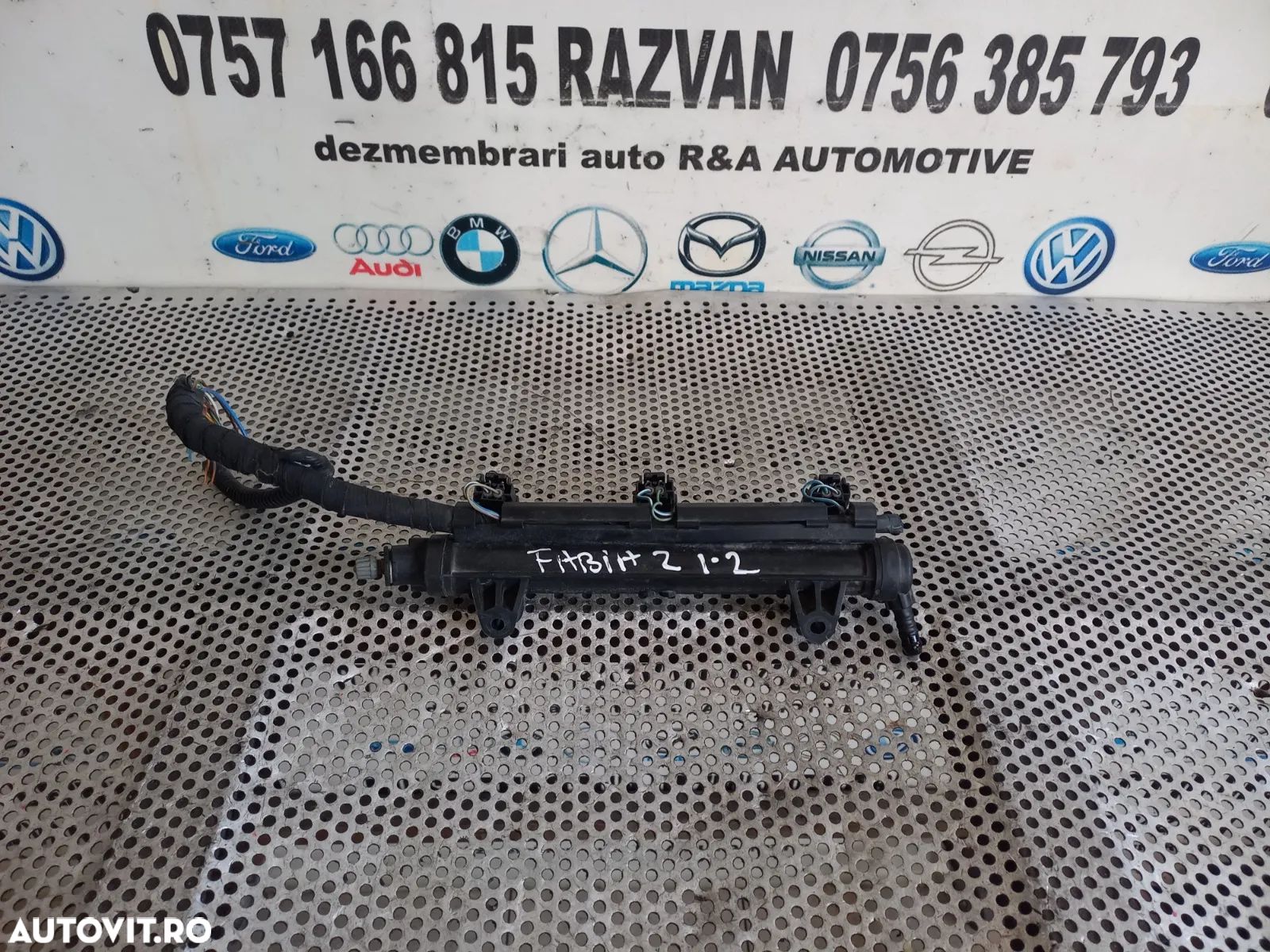 Rampa Injectie Injectoare Injector Skoda Fabia 2 Vw Polo Seat Ibiza 1.2 Benzina Motor CGP - Dezmemb - 1
