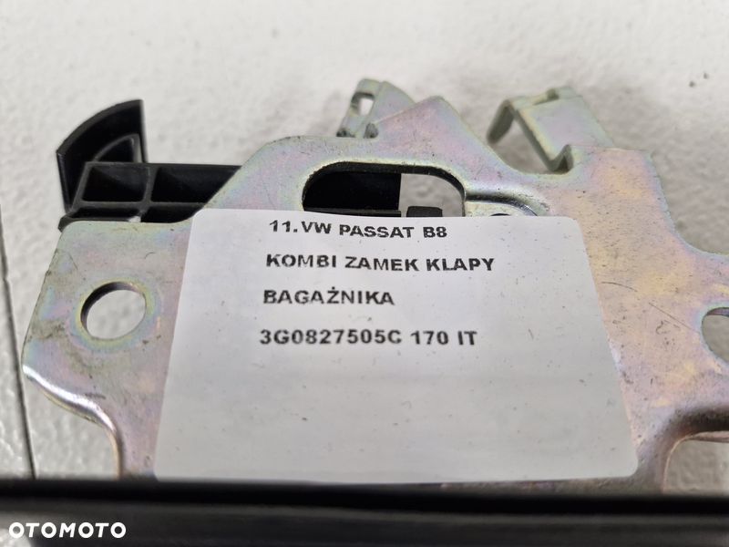 volkswagen passat b8 kombi zamek klapy bagażnika tył 3g0827505c - 6