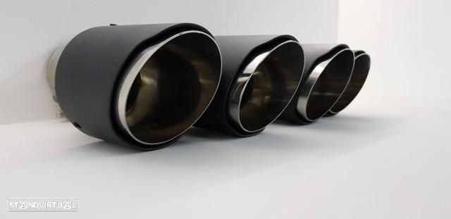 Ponteiras de Escape Look Akrapovic Duplas 18.50 cm - 4