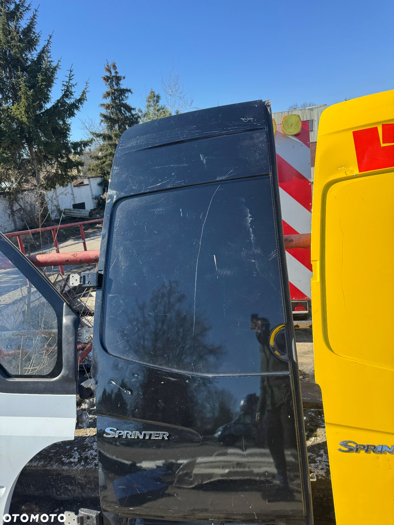 Mercedes sprinter   Crafter 906 lewe czarne  żółte maxi - 3
