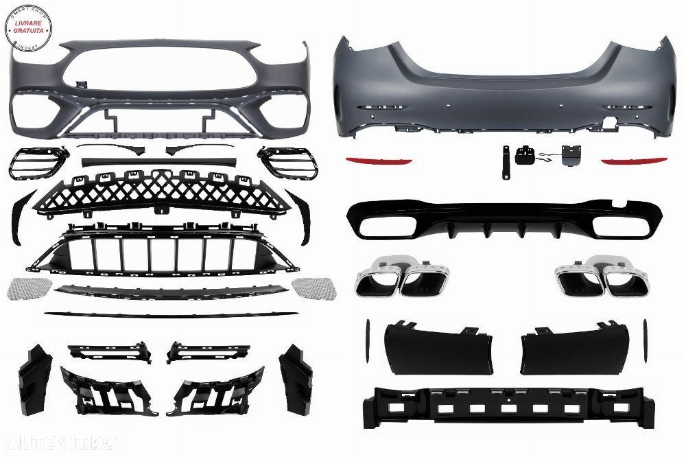 Pachet Exterior Complet Mercedes C-Class W206 Sedan (2021-) C63 Design- livrare gratuita - 11