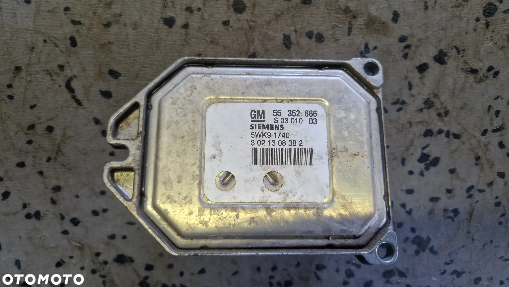 STOPEL VECTRA C  1.8 16V STEROWNIK SILNIKA 55352666 - 2