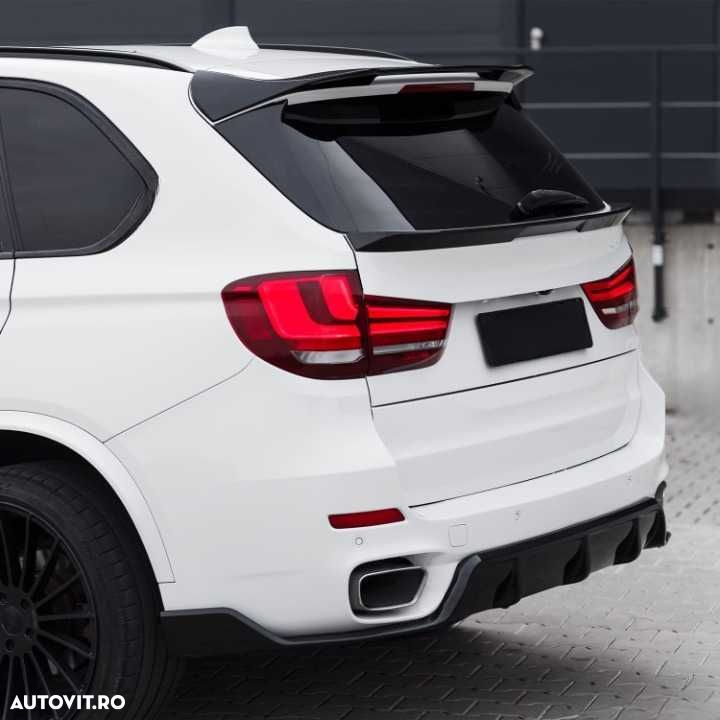 Eleron Luneta Lip Portbagaj Spoiler M pentru BMW X5 F15, Negru Lucios - 4