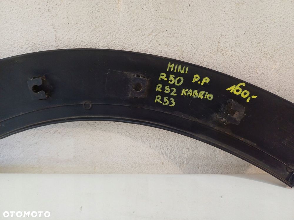 listwa błotnika prawy przód mini r50 r53 r52 kabrio - 9