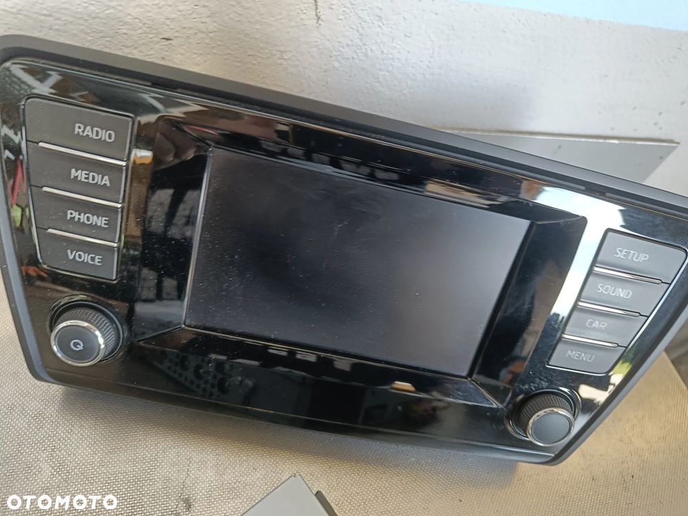 Radio Ekran Skoda Octavia 3 III Czytnik Multimediów Wyświetlacz 5E0035840A 5E0919605B - 4