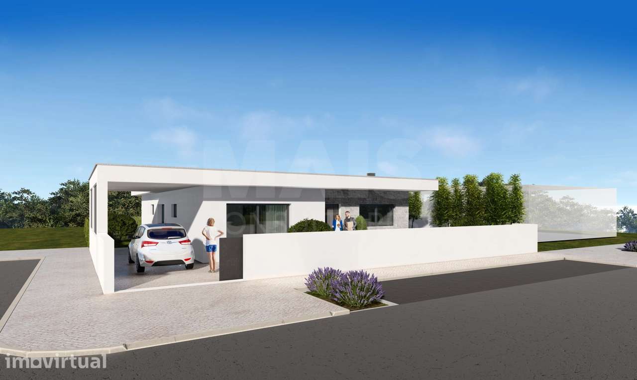 Lote Terreno com projeto aprovado para moradia T3 com Piscina - Grande imagem: 3/28