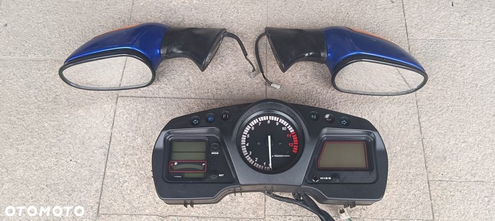 HONDA CBR1100XX BLACKBIRD LICZNIK ZEGAR 2004 LUSTERKO LUSTERKA - 2