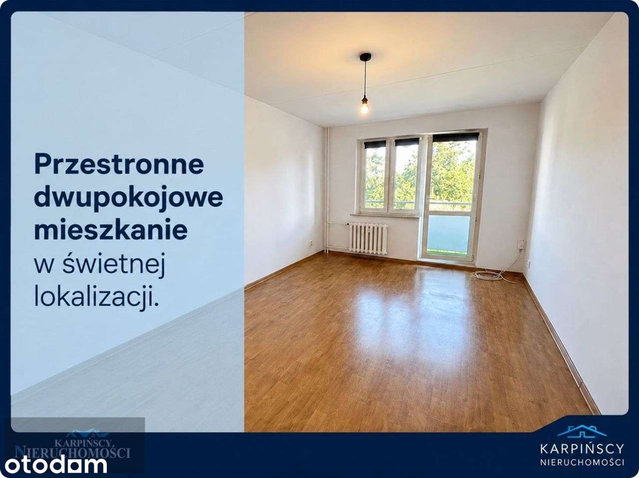 Przestronne 2-pok. mieszkanie z balkonem