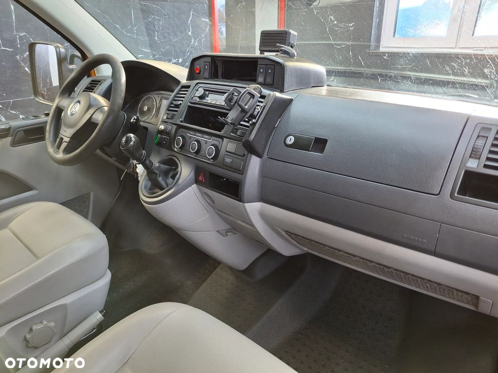 Volkswagen Transporter T5 Lift Doka Brygadówka Serwisowy Drogowy Półki Szuflady Warsztat Auto Warsztat Służba Drogowa Pomarańczowy Mobilny Serwis - 25
