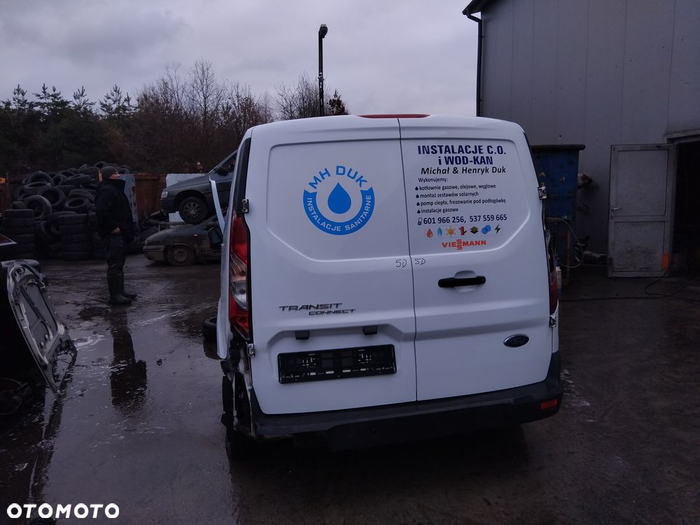 Ford Transit Connect 13- ćwiartka tył pas prawa long biały lakier kod 5d - 2