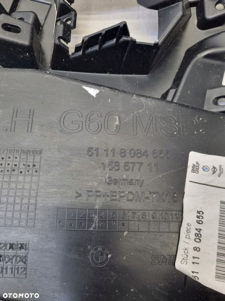 bmw 5 g60 g61 m-pakiet ślizg zderzaka przód przedni lewy - 5
