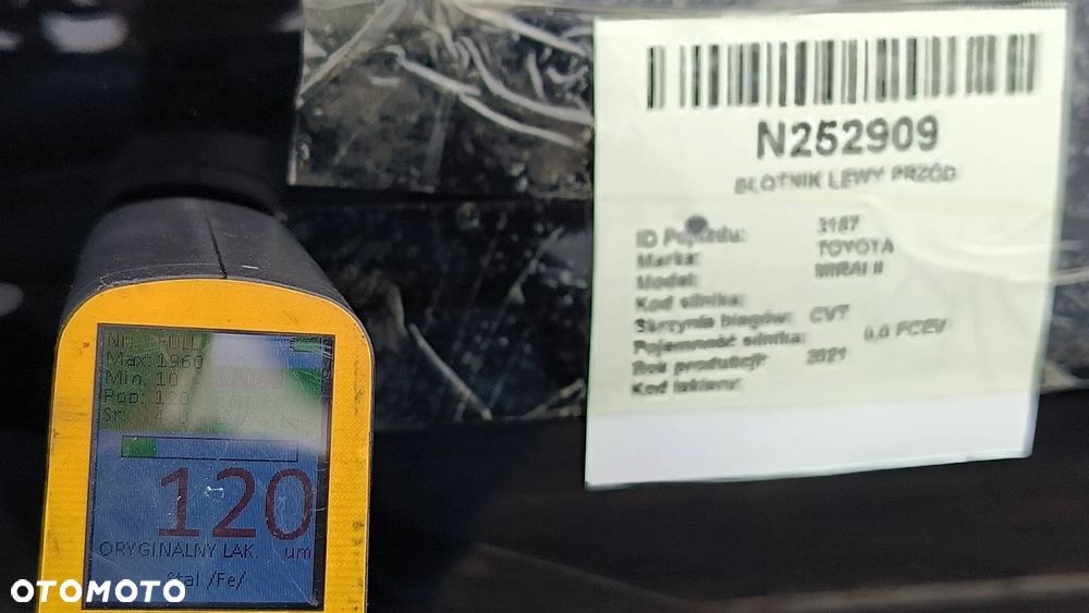 Toyota Mirai II 2021 Błotnik lewy i prawy przedni - 5