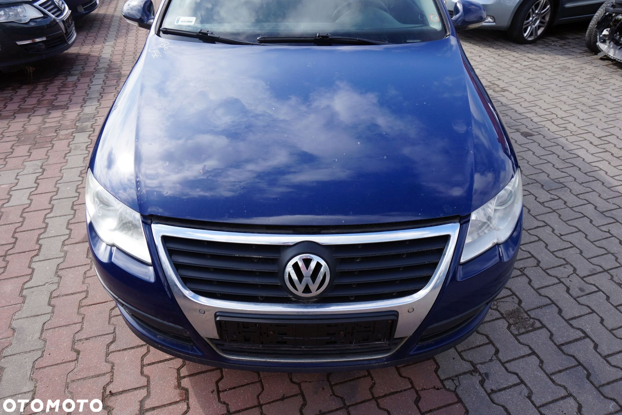 MASKA ZDERZAK BŁOTNIKI LAMPY PASSAT B6 LA5E PDC VOLKSWAGEN 2005-2010 GRANATOWY PRZÓD KOMPLETNY - 2