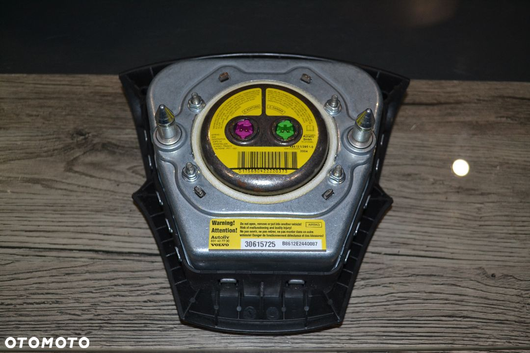VOLVO V50 S40 C30 PODUSZKA AIRBAG KIEROWCY 30615725 - 4