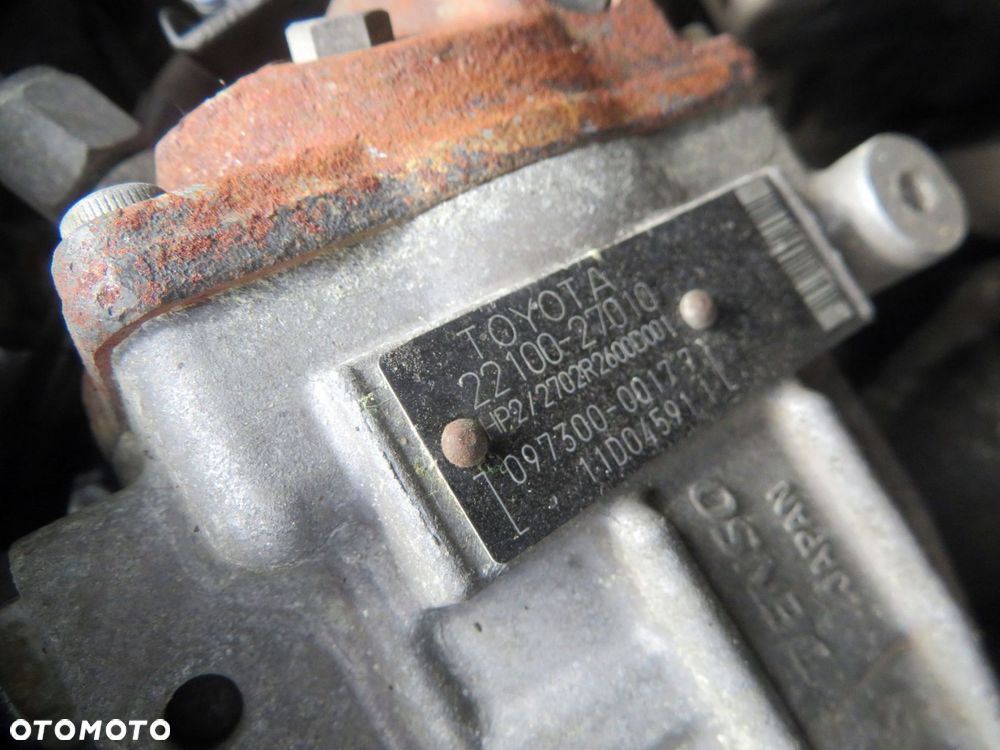 POMPA WTRYSKOWA COROLLA VERSO I E12 2.0 D4D 22100-27010 TOYOTA 2001-2004 - 2