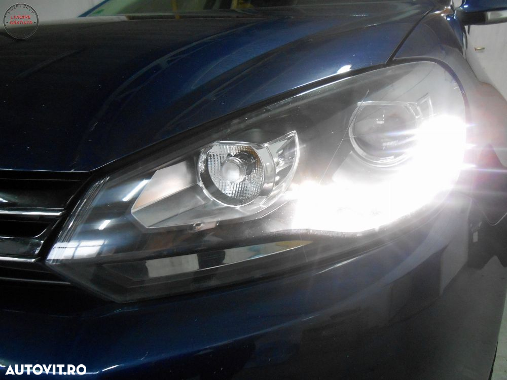 Faruri LED VW Golf 6 VI (10.2008-2012) DAYLIGHT DRL GTI Look Negru- livrare gratuita - 9