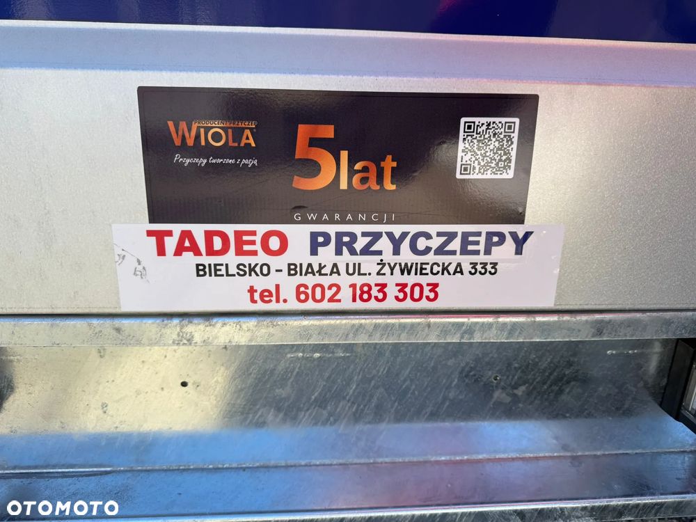 Wiola 252x132 mocna spawana przyczepa 1 oś - 6