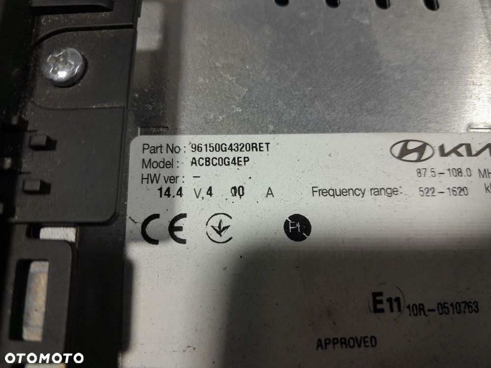 HYUNDAI I30 III LIFT RADIO FABRYCZNE BLUETOOTH 96150-G4320 - 12