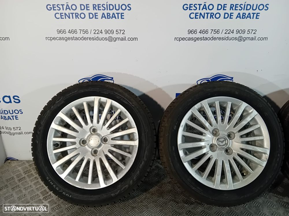 .Conjunto Jantes 15 Mazda MX-5 195x50xR15 Original - 5