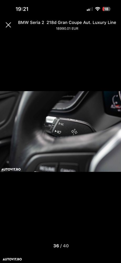 BMW Seria 2 218i Gran Coupe Aut. Sport Line - 34