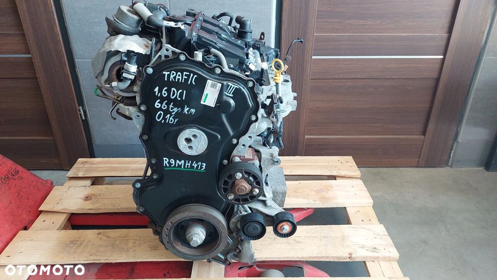 SILNIK RENAULT TRAFIC III 3 1,6 DCI R2016 KOMPLETNY NR R9MH413 - 3