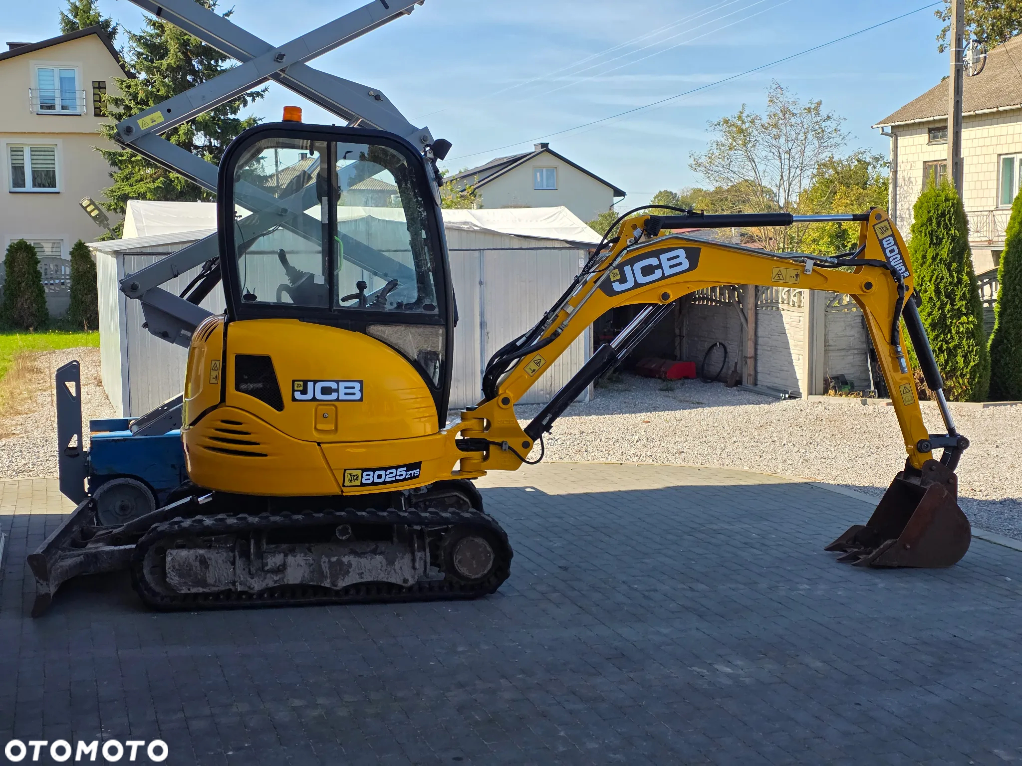 JCB JCB 8025 ZTS mini koparka sprowadzona 3 łyżki 8026 1 wł ładna - 23