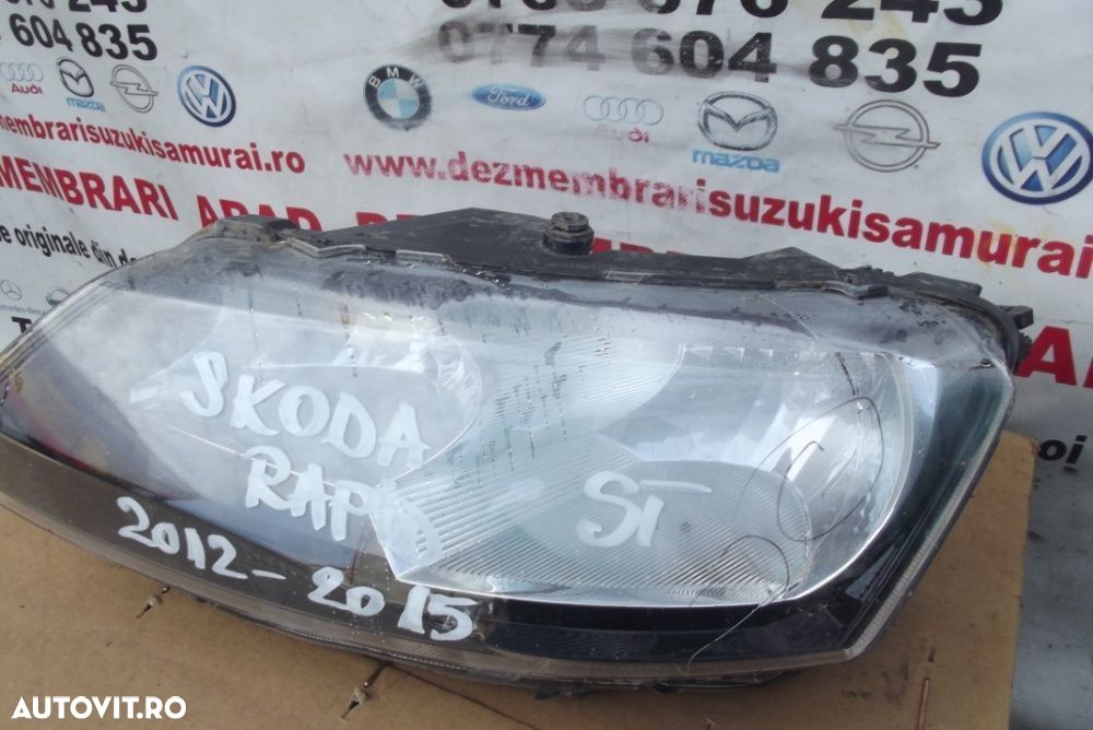 Far Skoda Rapid faruri stanga dreapta Skoda Rapid POZITIE LED  LED - 6