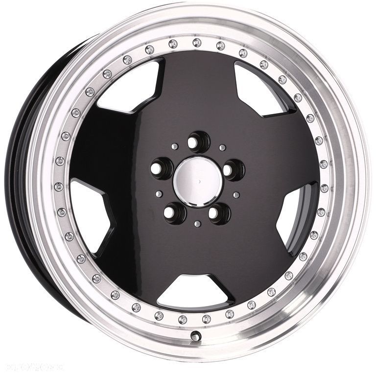 4x Felgi 18 m.in. do MERCEDES AMG E W124 W210 W211 W212 S W126 SEC Czarne Monoblock - B5852 - 10
