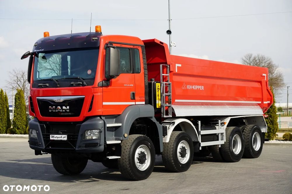 MAN TGS 41.480 / 8X8 / WYWROTKA TYLNOZSYPOWA / KH KIPPER / AUTOMAT / EURO 6 - 8