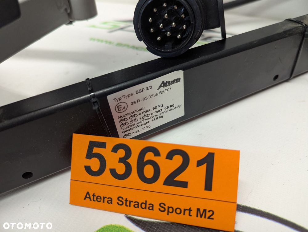 Uchwyt bagażnik rowerowy na hak na 2 rowery Atera Strada Sport M2 - 5