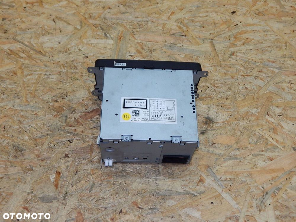 vw t5 lift radio radioodtwarzacz cd 5m0035186aa z kodem !! - 3