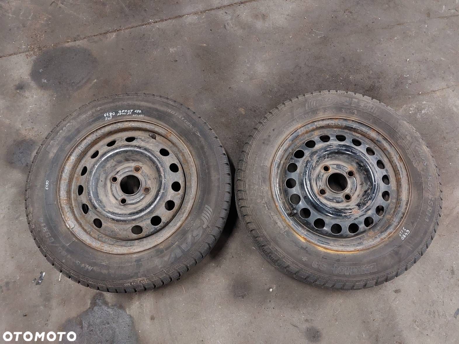 FELGI STALOWE 2 SZT 4x100 5,5Jx14 ET49 FI56,6 ASTRA CORSA - 1
