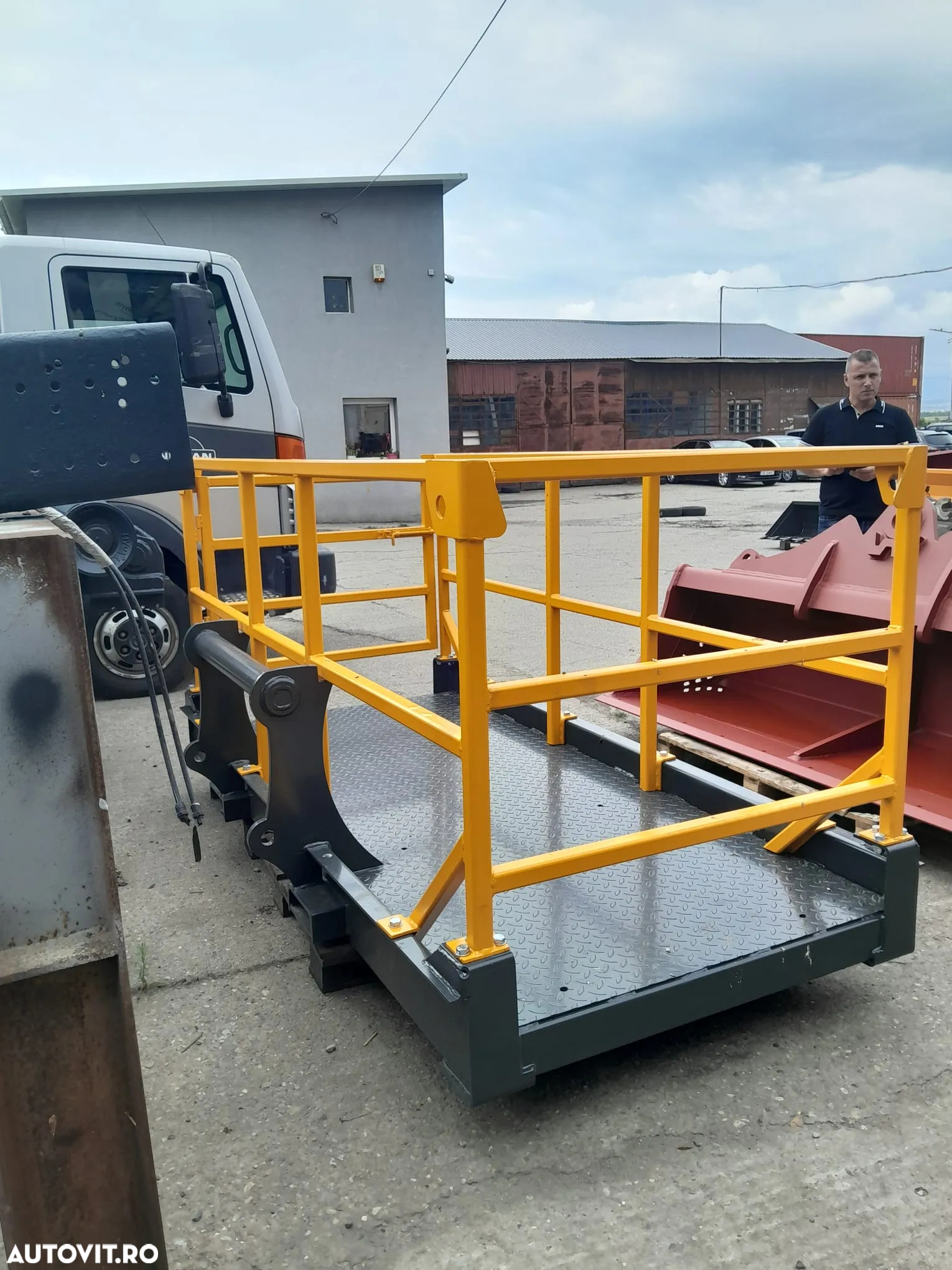 Nacelă standard compatibilă cu Manitou și stivuitoare - 5